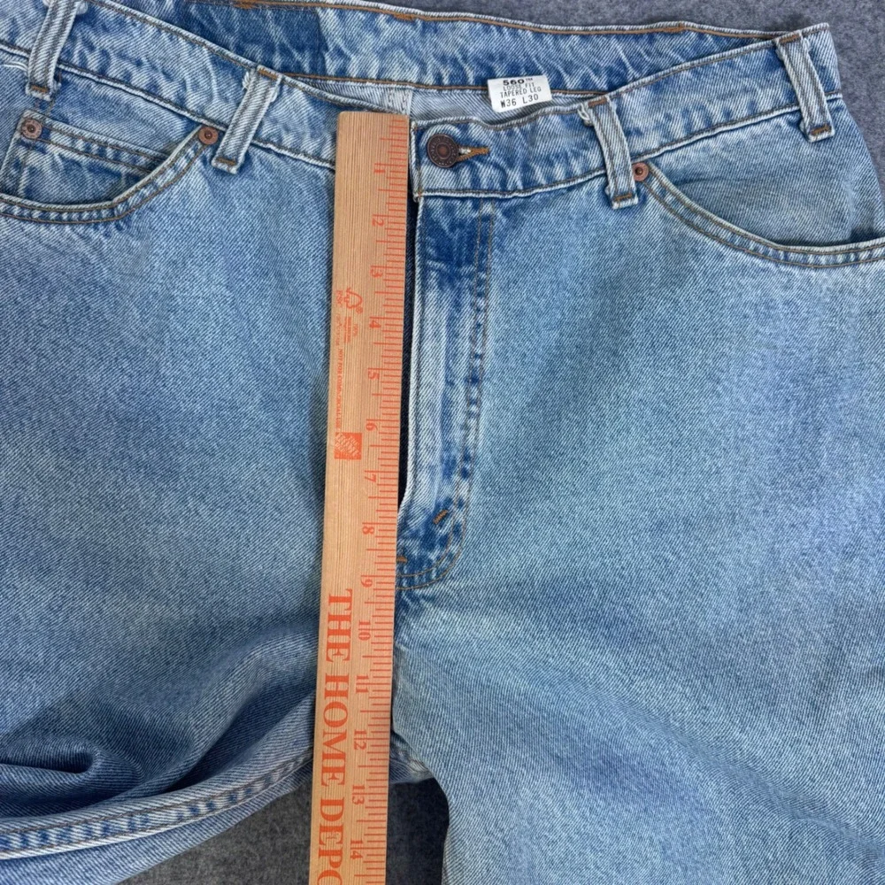 Vintage 1997 Levis 560 Orange Tab Jeans 36x30 Made in USA Loose Fit
